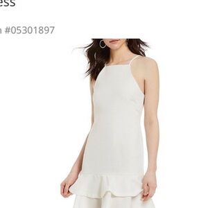 Gianni Bini Elegant White Sleeveless Dress